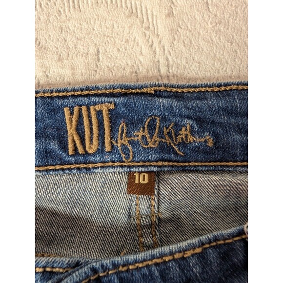 Kut from the Kloth Women's 10 Carlo Ankle Skinny Jeans Light Medium Wash - Picture 4 of 13